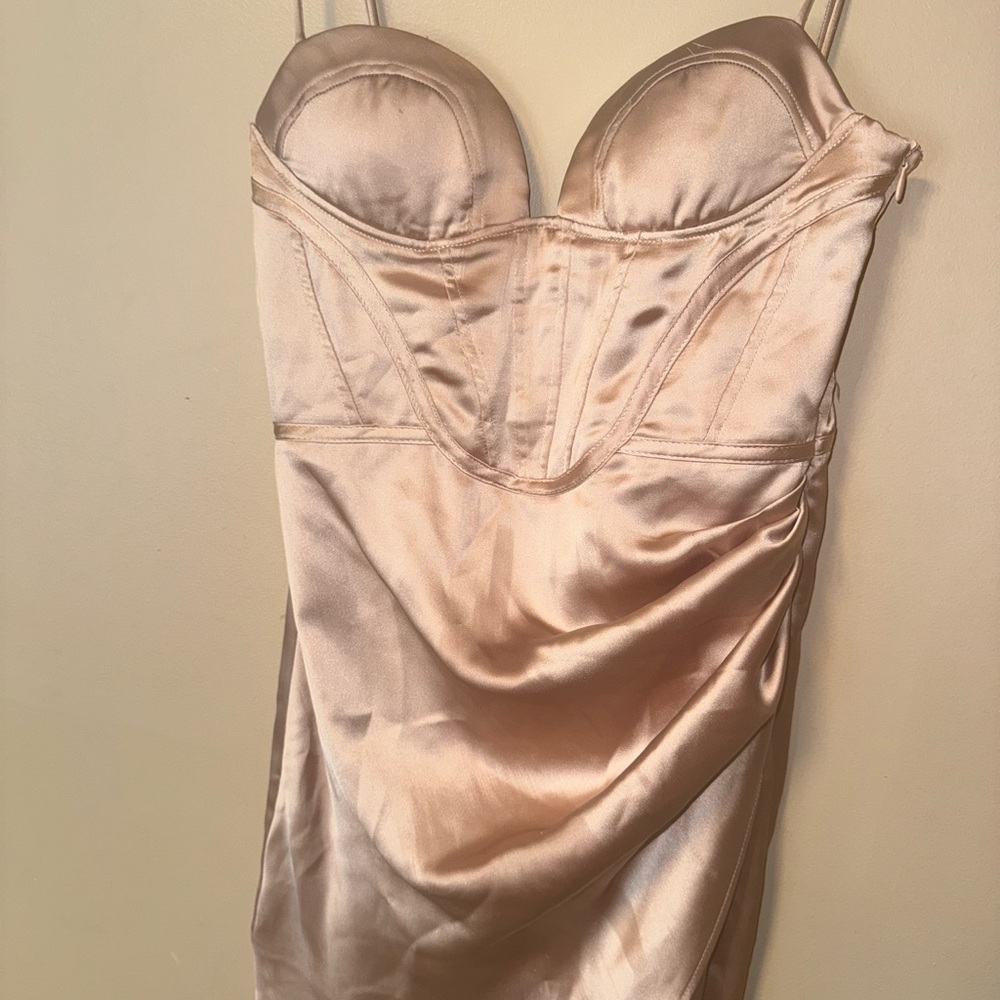 Zara Elegant Satin Dress